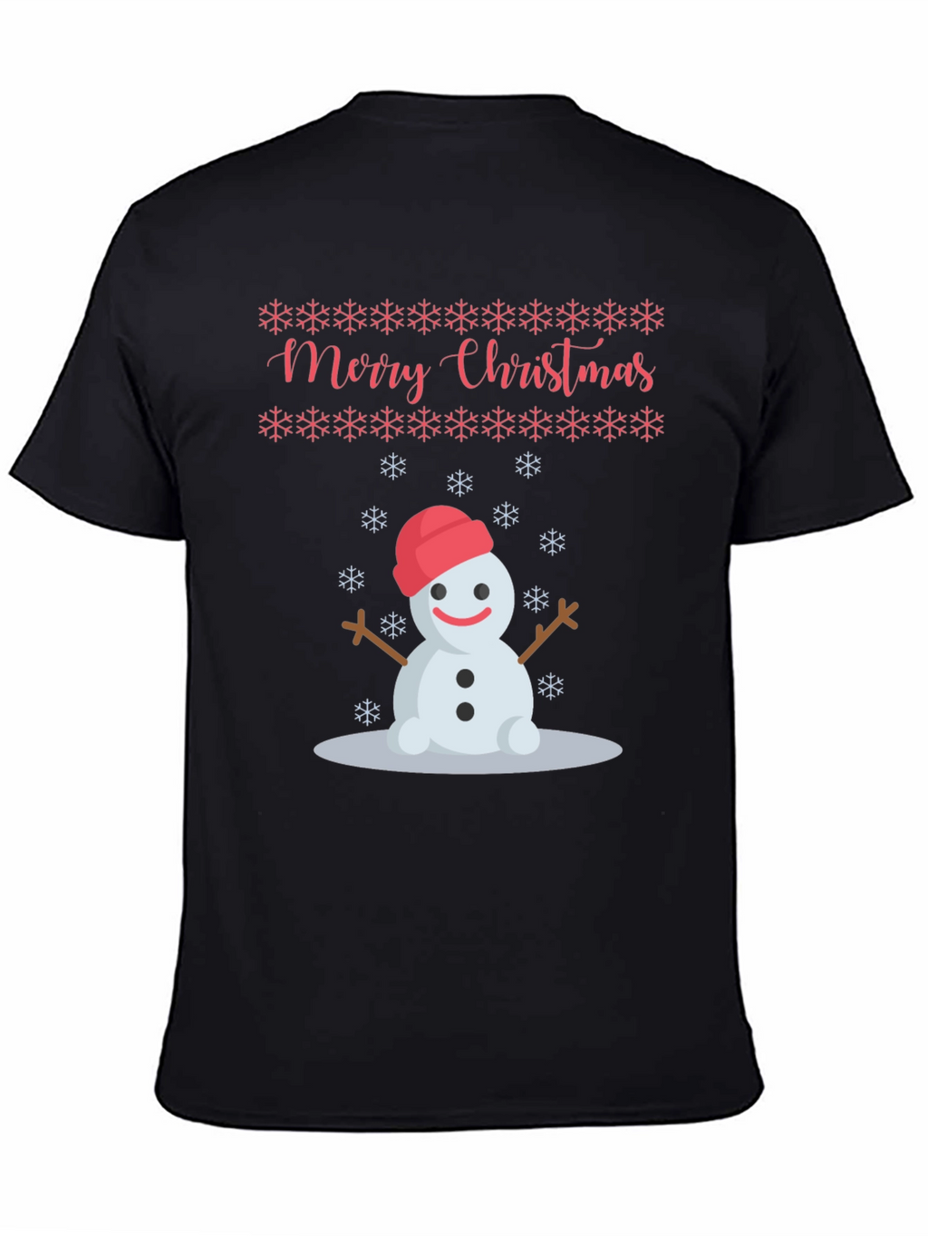Festive Snowman Christmas T-Shirt