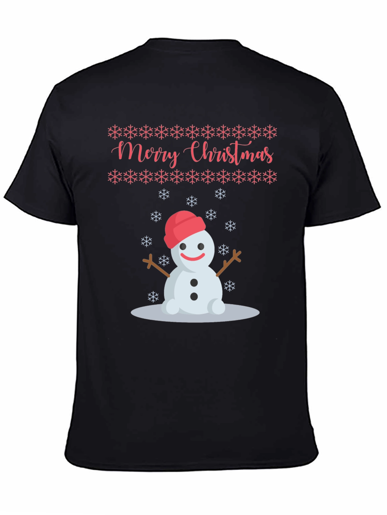 Festive Snowman Christmas T-Shirt