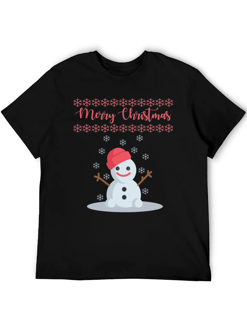 Festive Snowman Christmas T-Shirt