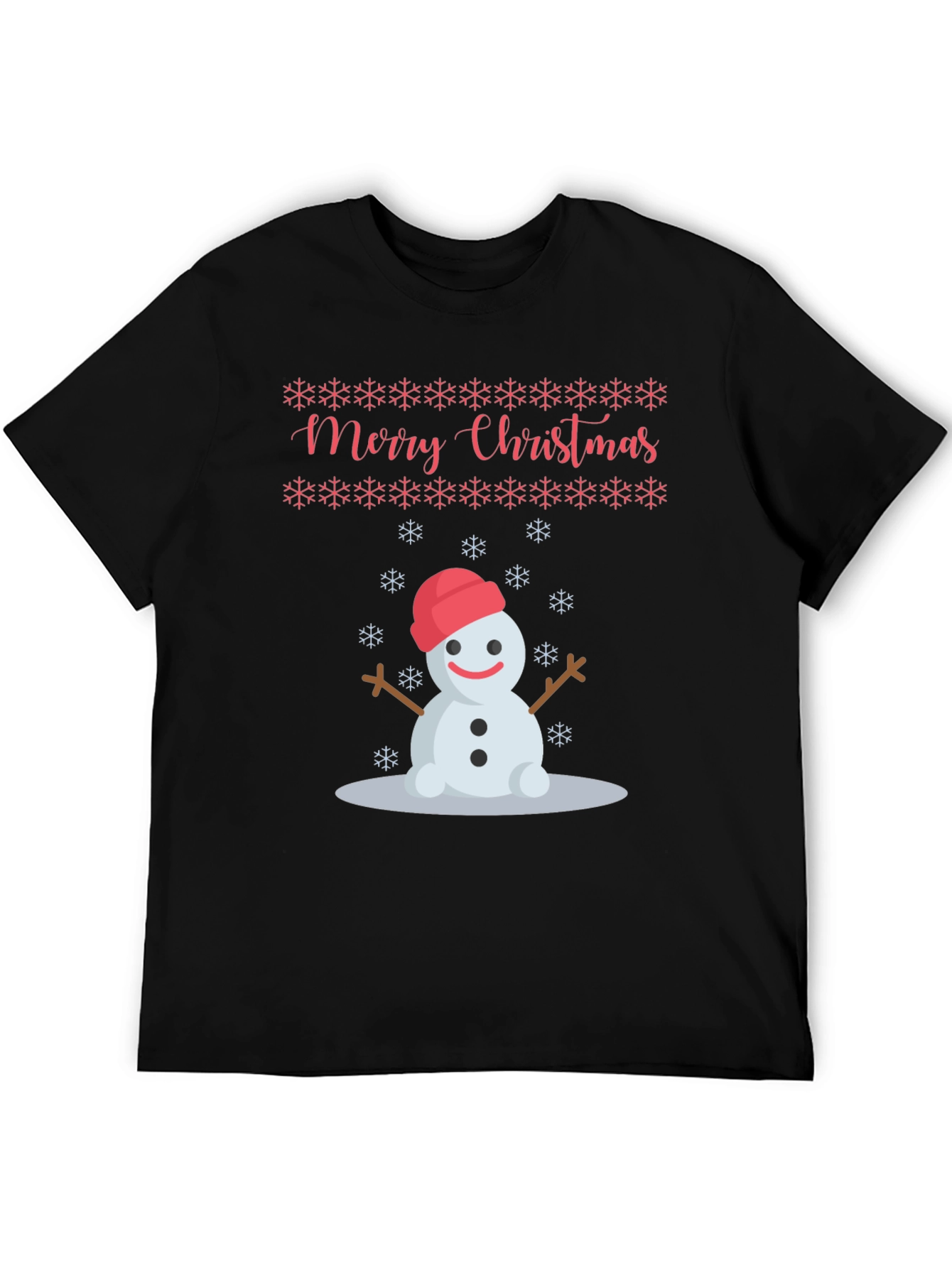 Festive Snowman Christmas T-Shirt