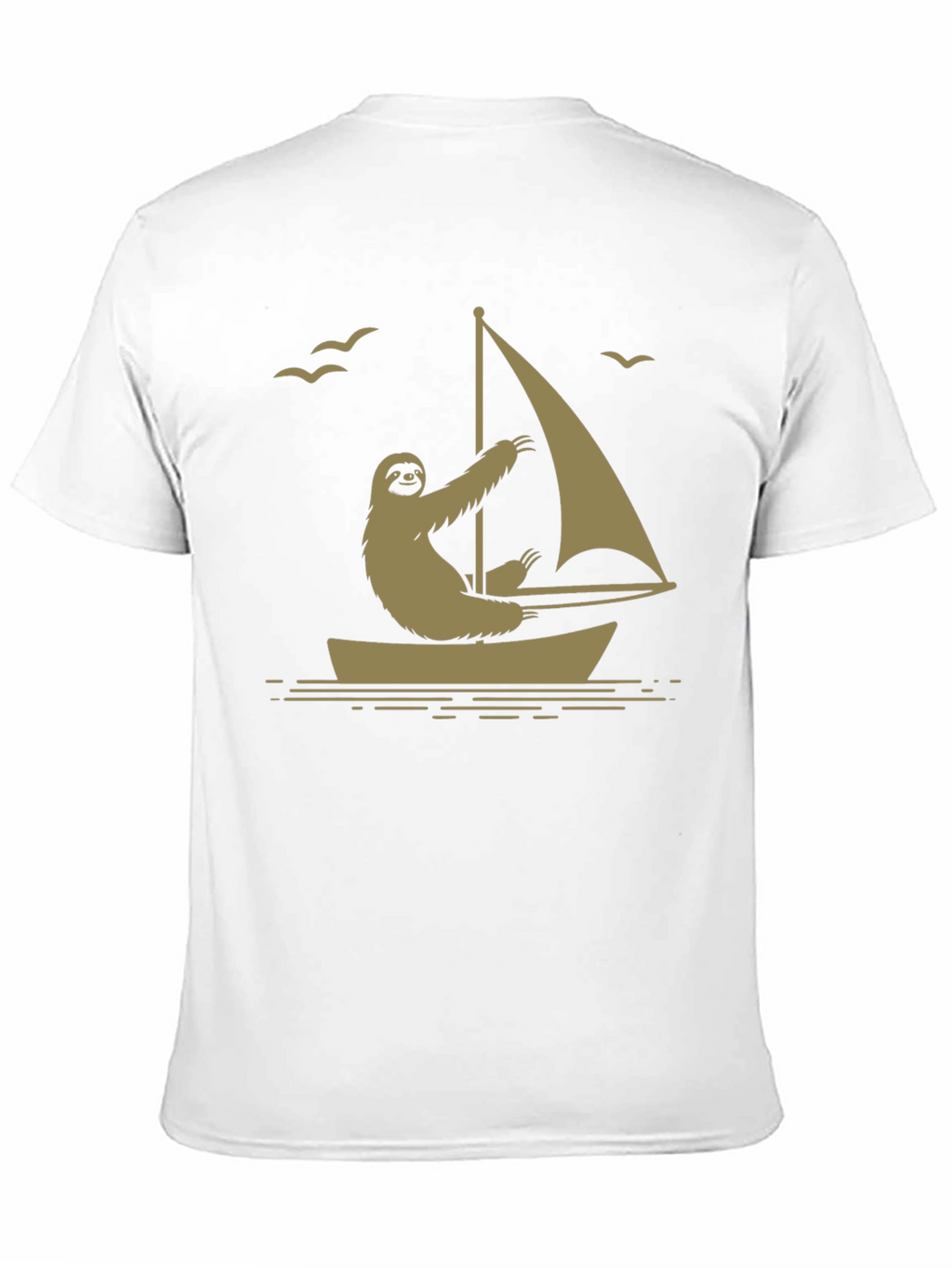 Sloth Sailing T-Shirt - Relaxed Boating Style
