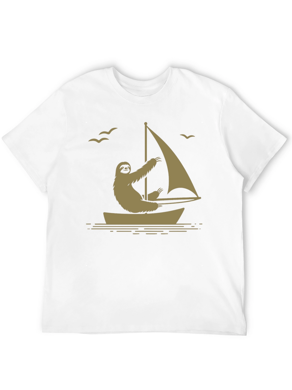 Sloth Sailing T-Shirt - Relaxed Boating Style