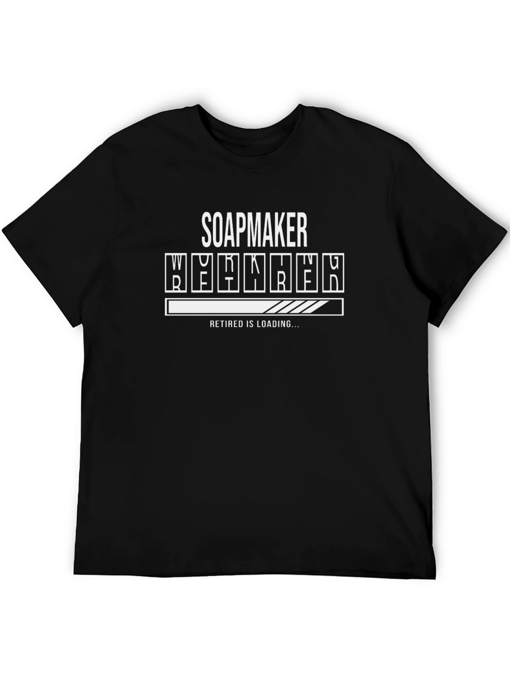 Soapmaker Retired Loading Black T-Shirt