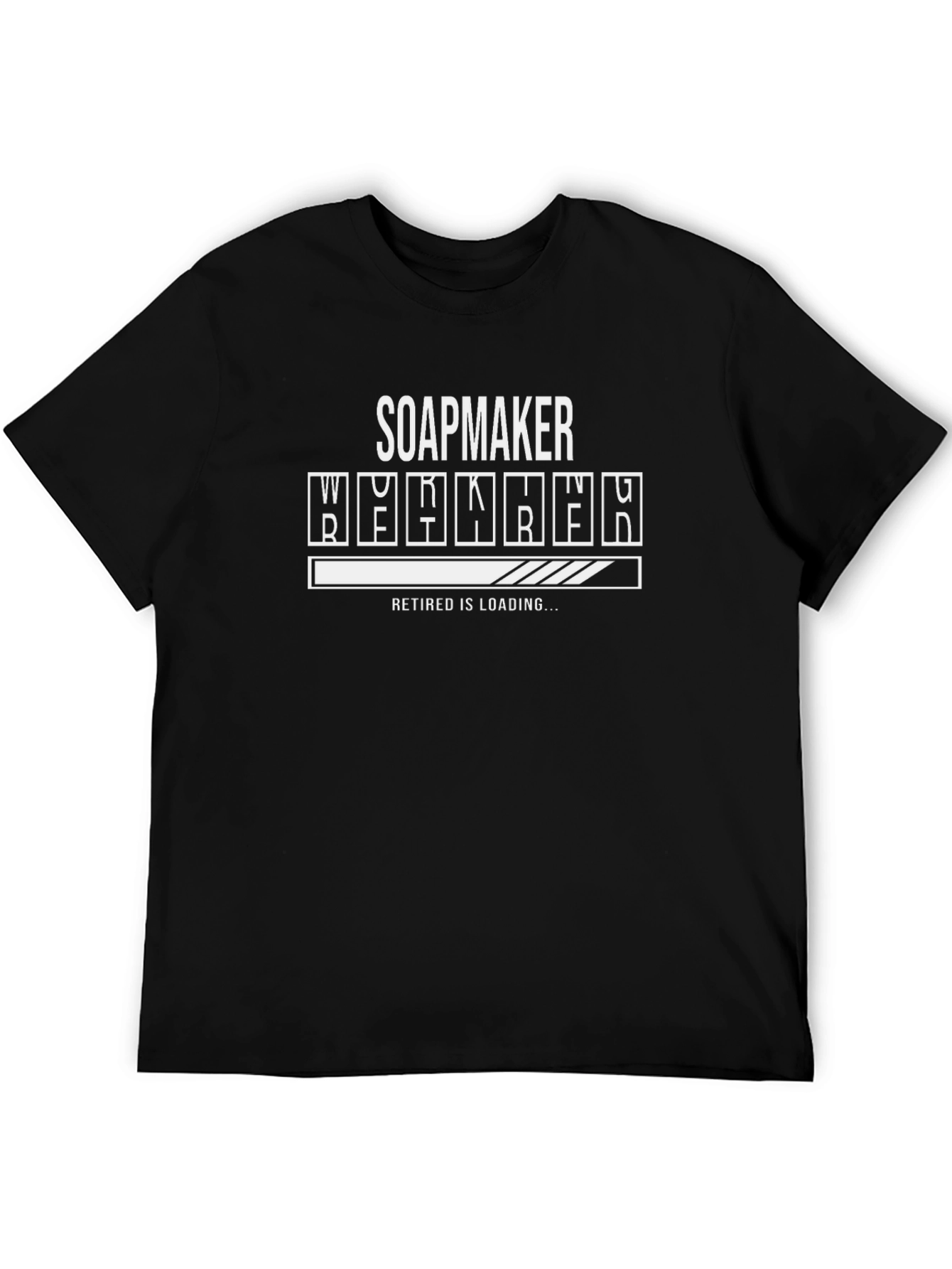 Soapmaker Retired Loading Black T-Shirt