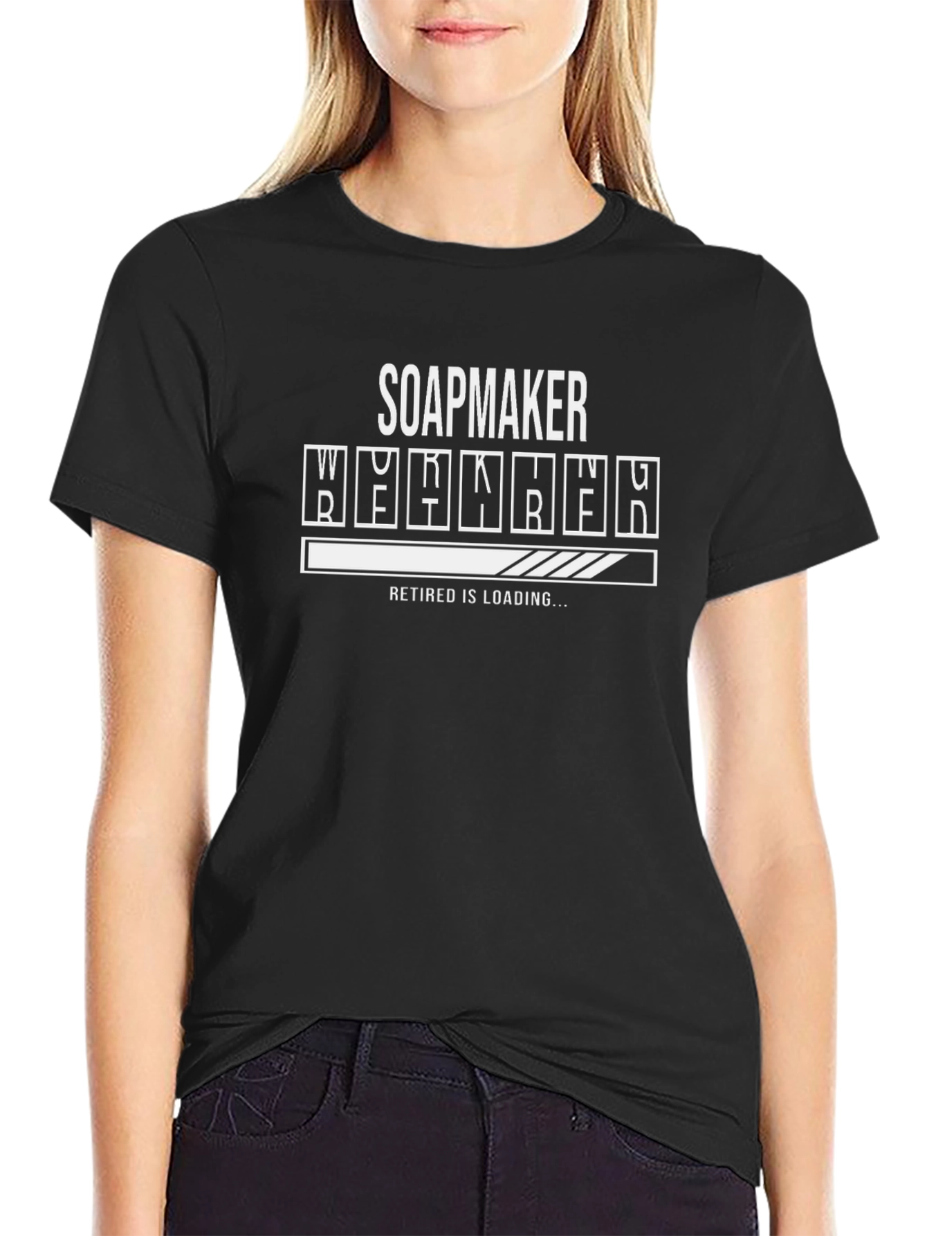 Soapmaker Retired Loading Black T-Shirt