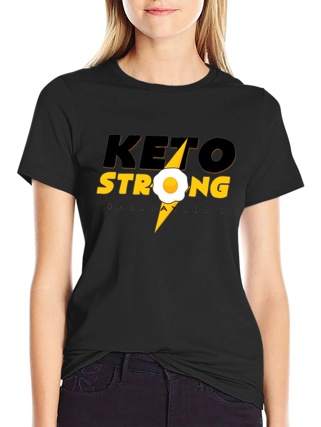 Keto Strong T-Shirt - All Day Long Graphic Tee