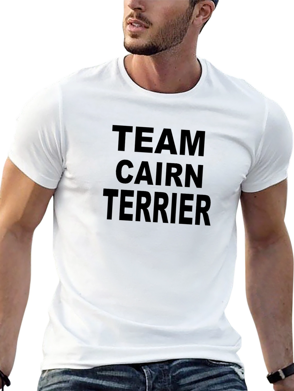 Team Cairn Terrier Black T-Shirt