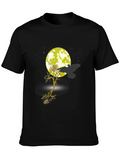 Raven Moon Tree Graphic Tee - Black