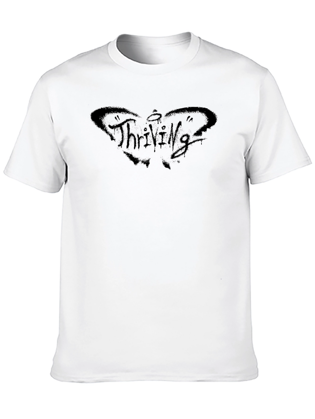 Thriving Butterfly Graphic Print T-Shirt