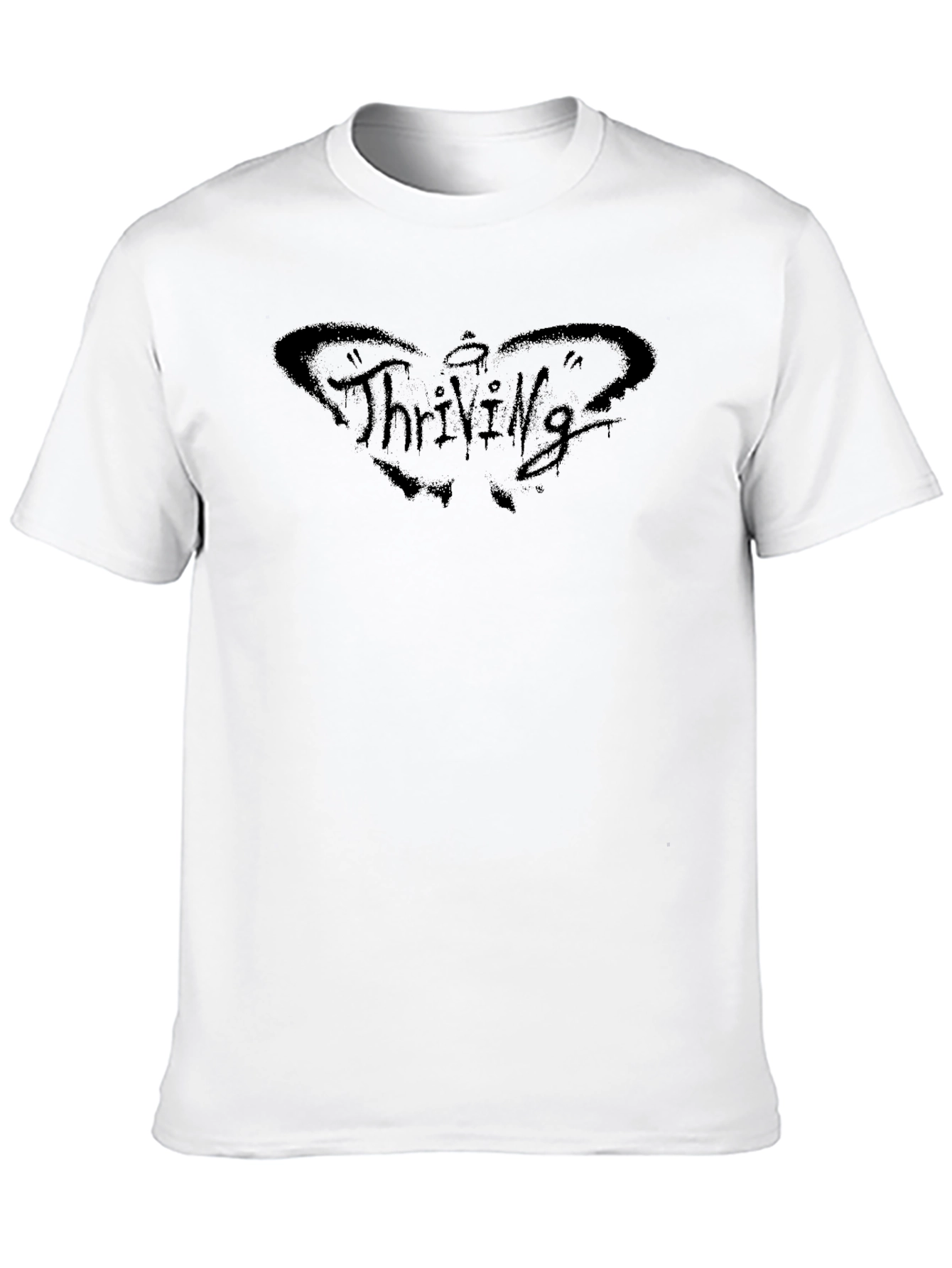 Thriving Butterfly Graphic Print T-Shirt