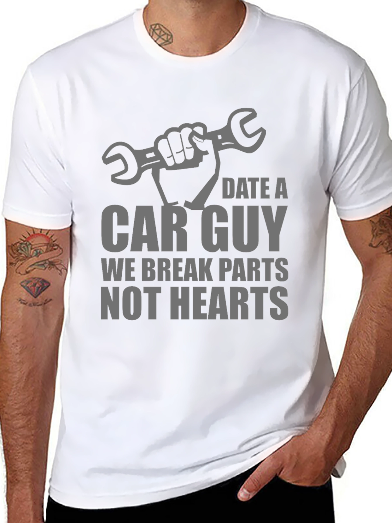Date a Car Guy Graphic T-Shirt