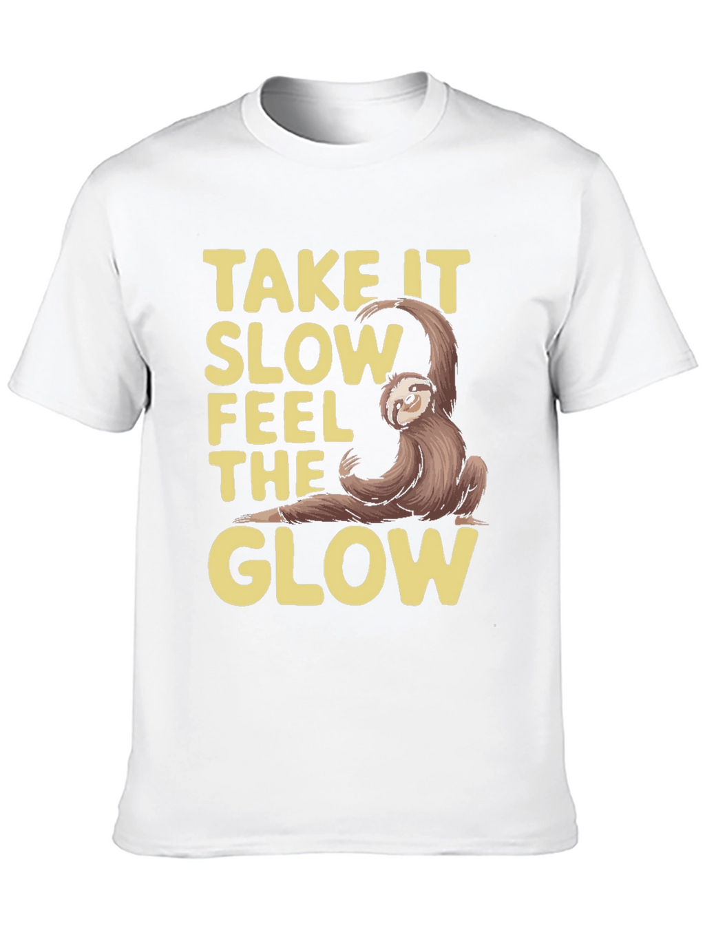 Take It Slow Sloth Graphic Tee - Relaxed Fit