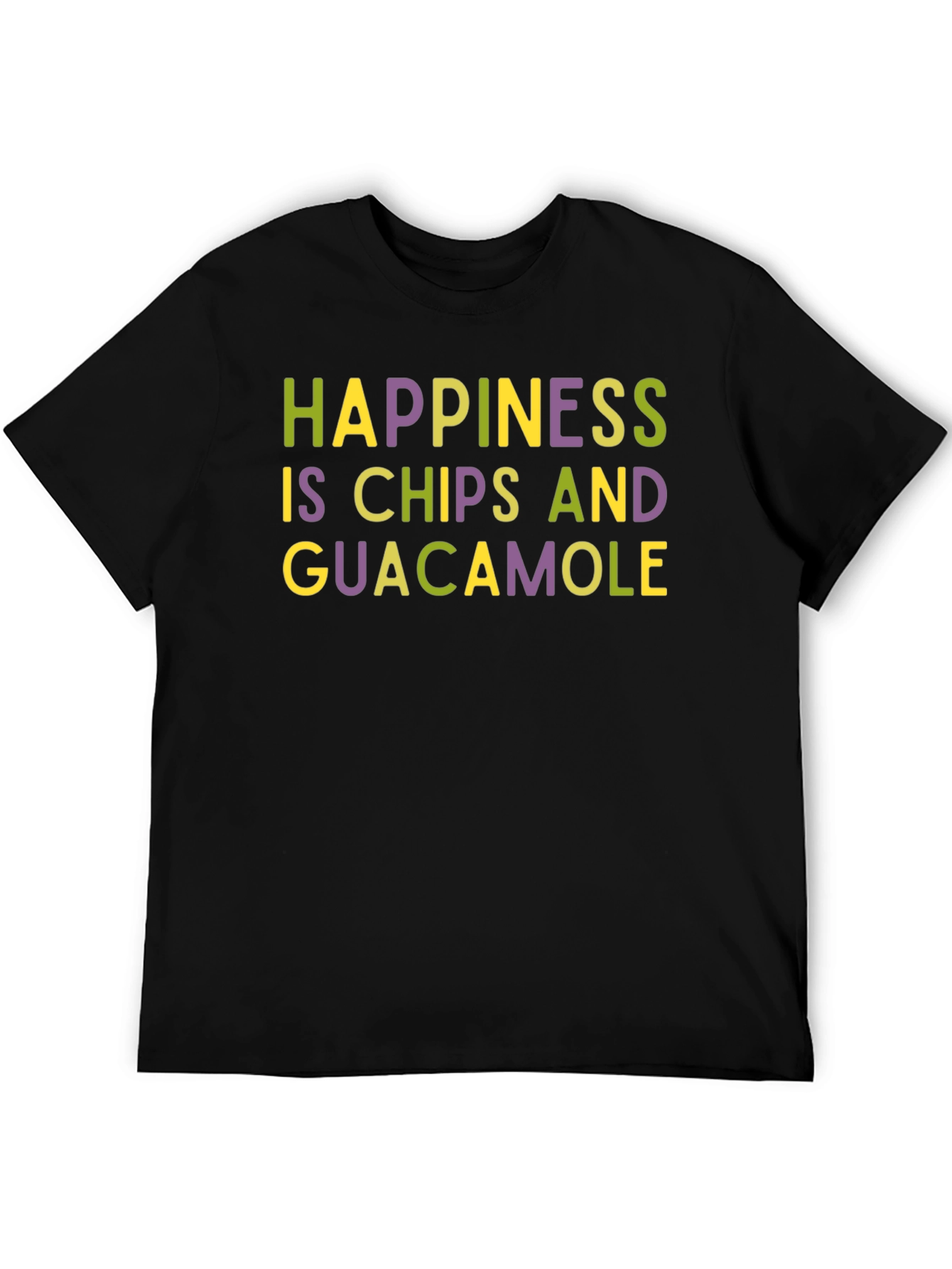 Happiness is Chips and Guacamole T-Shirt