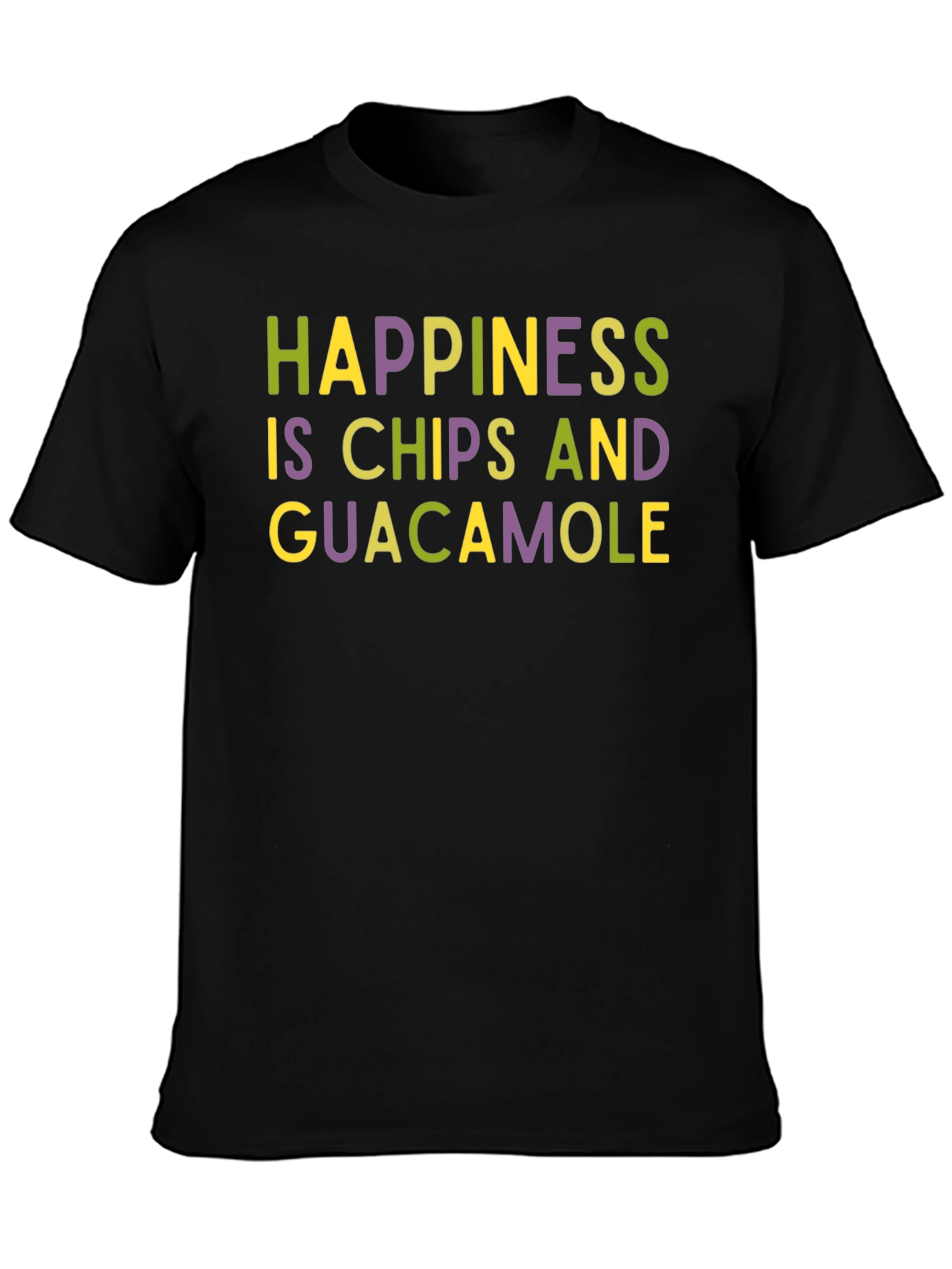 Happiness is Chips and Guacamole T-Shirt