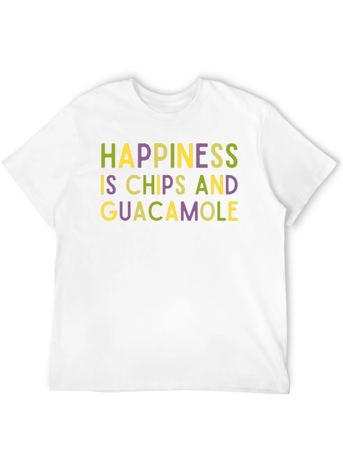 Happiness is Chips and Guacamole T-Shirt