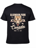 Algonquin Park Canada Wolf Graphic T-Shirt