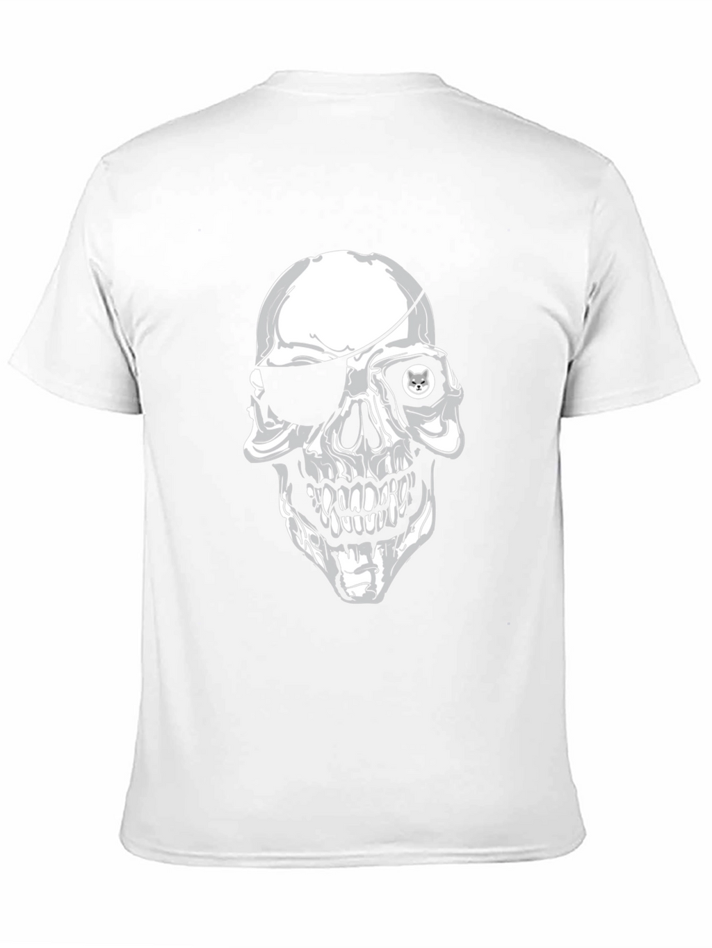 Skull & Eyepatch Graphic Tee - Mens Black T-Shirt