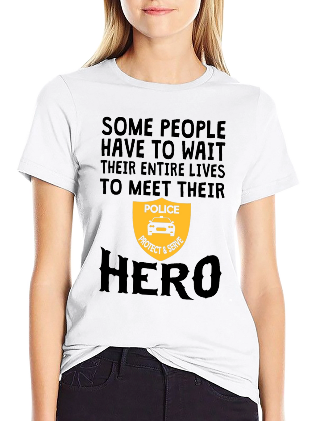 Police Hero T-Shirt - Protect and Serve