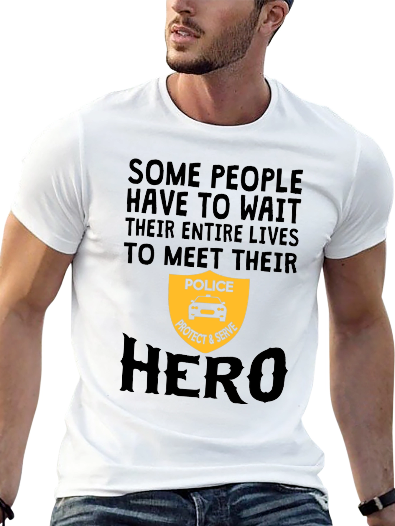 Police Hero T-Shirt - Protect and Serve