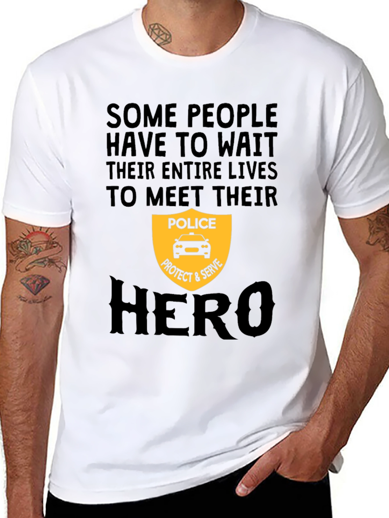 Police Hero T-Shirt - Protect and Serve