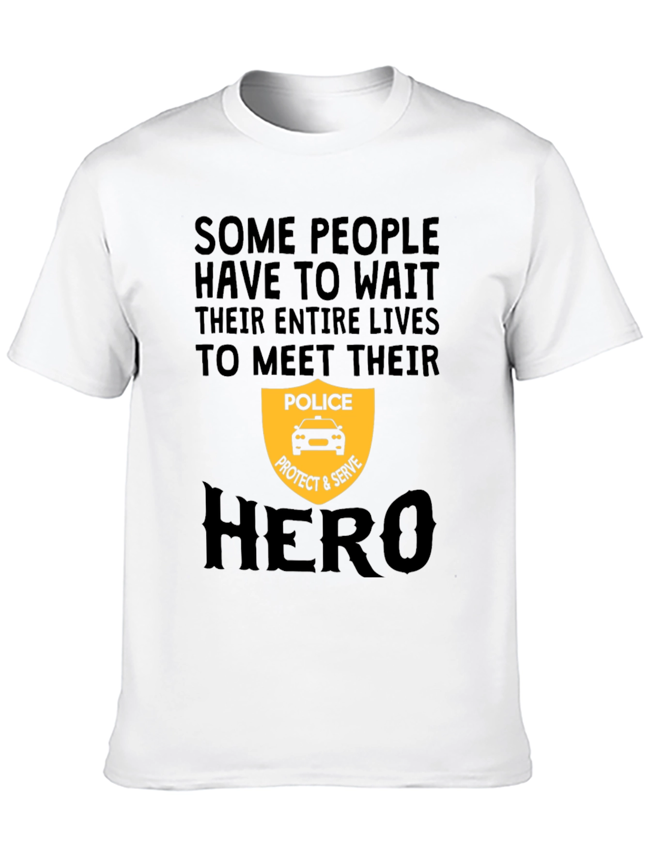 Police Hero T-Shirt - Protect and Serve