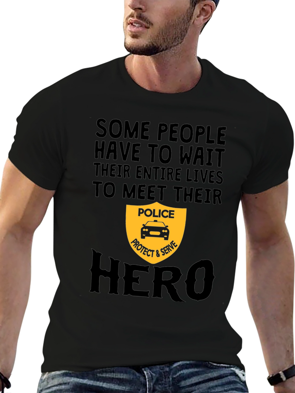 Police Hero T-Shirt - Protect and Serve