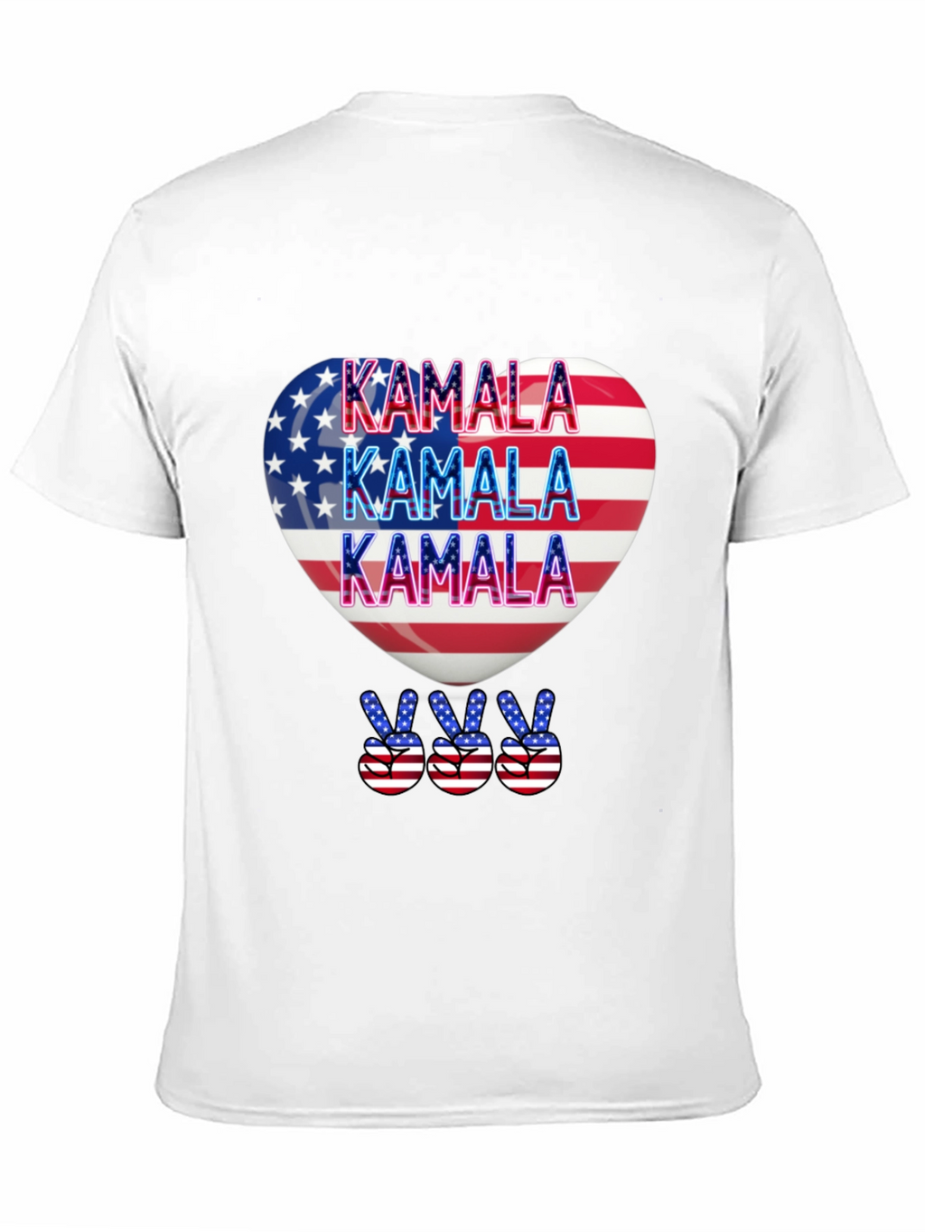Kamala Patriotic Heart T-Shirt