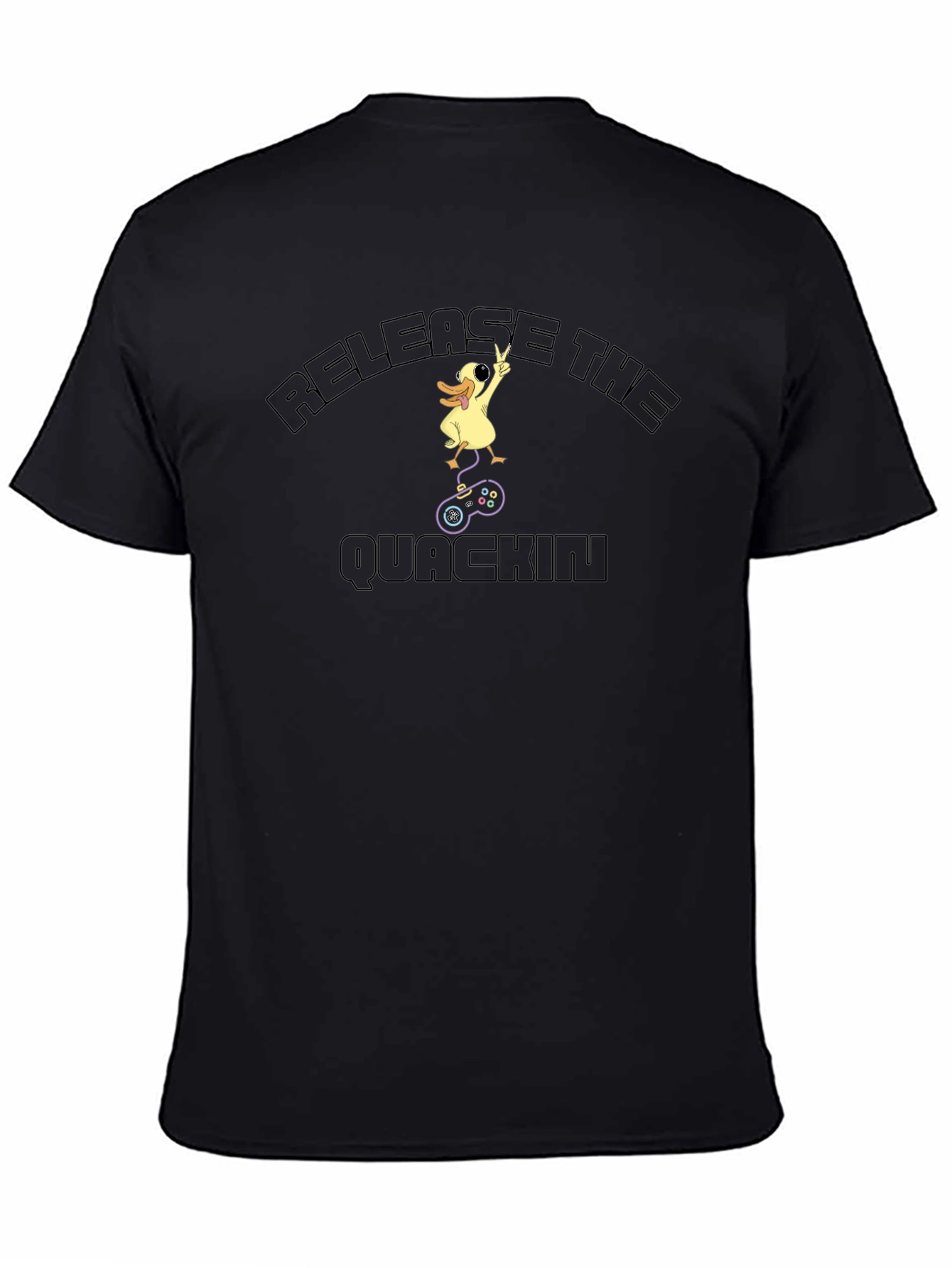 Release the Quackin Gaming T-Shirt - Funny Duck Gamer Tee