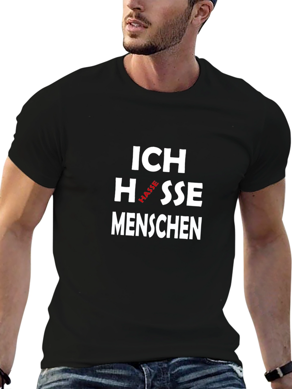 Ich Hasse Menschen Graphic Tee