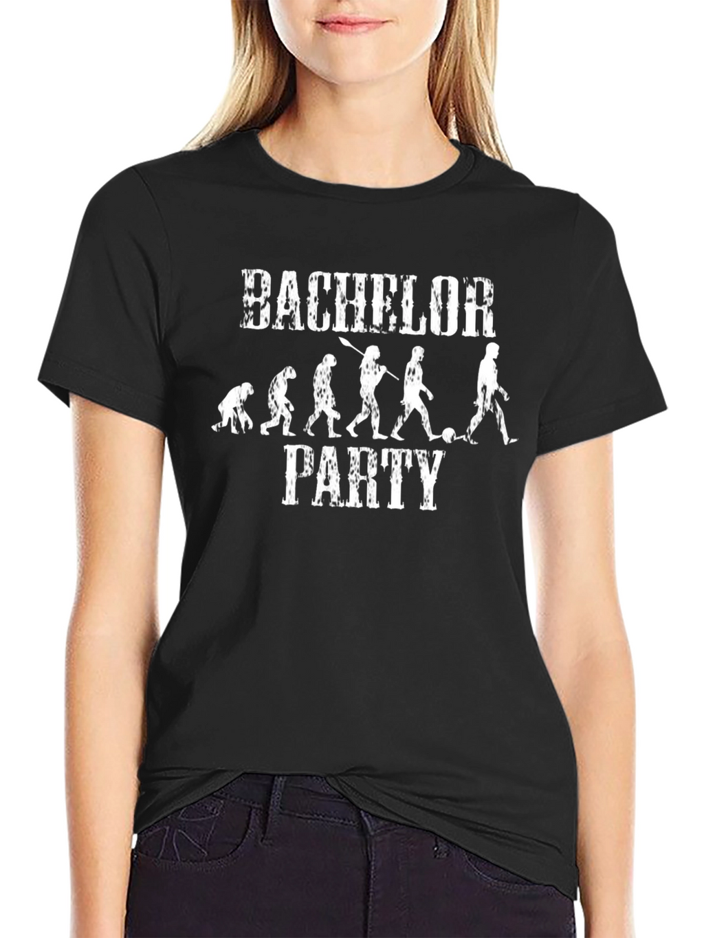 Bachelor Party Evolution Graphic T-Shirt