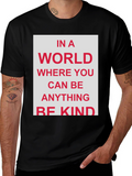Be Kind Graphic T-Shirt - Black