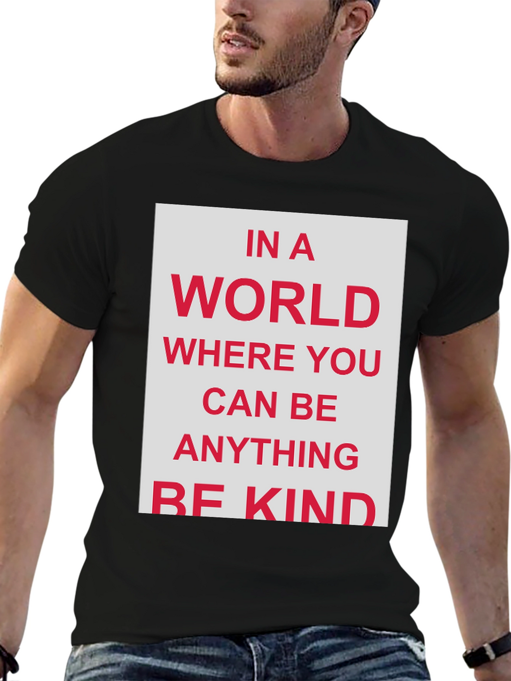 Be Kind Graphic T-Shirt - Black