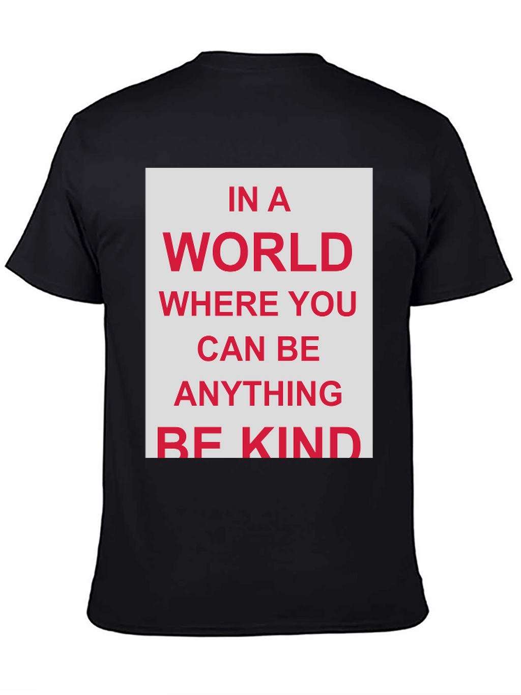 Be Kind Graphic T-Shirt - Black