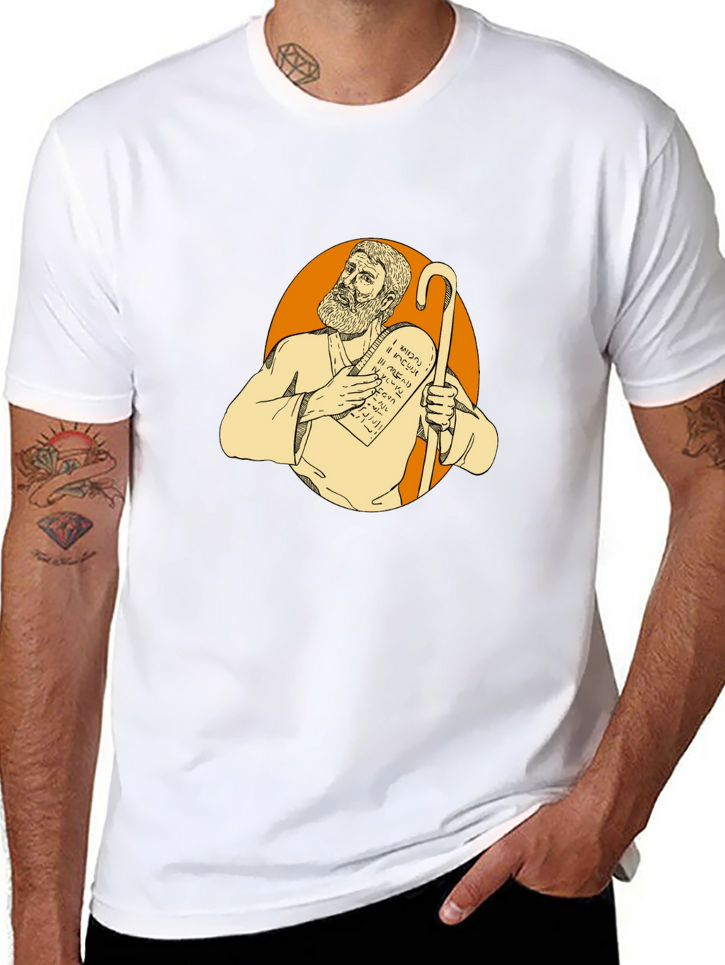 Moses Graphic T-Shirt - Biblical Humor
