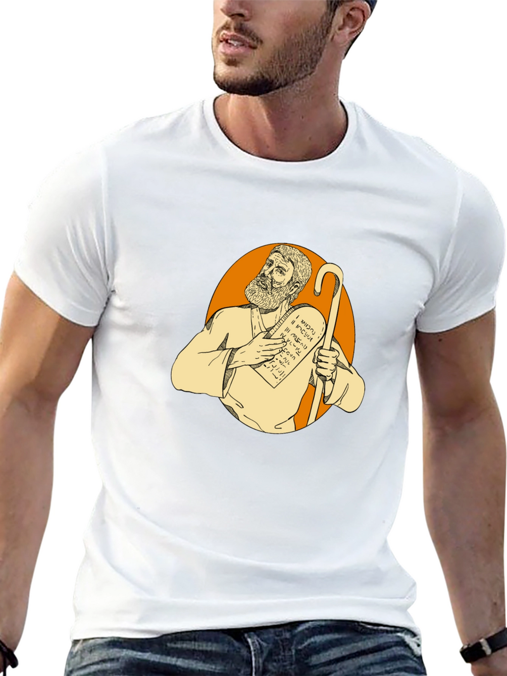 Moses Graphic T-Shirt - Biblical Humor