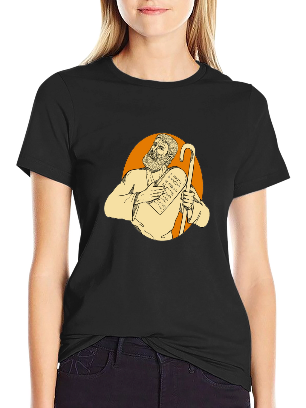 Moses Graphic T-Shirt - Biblical Humor