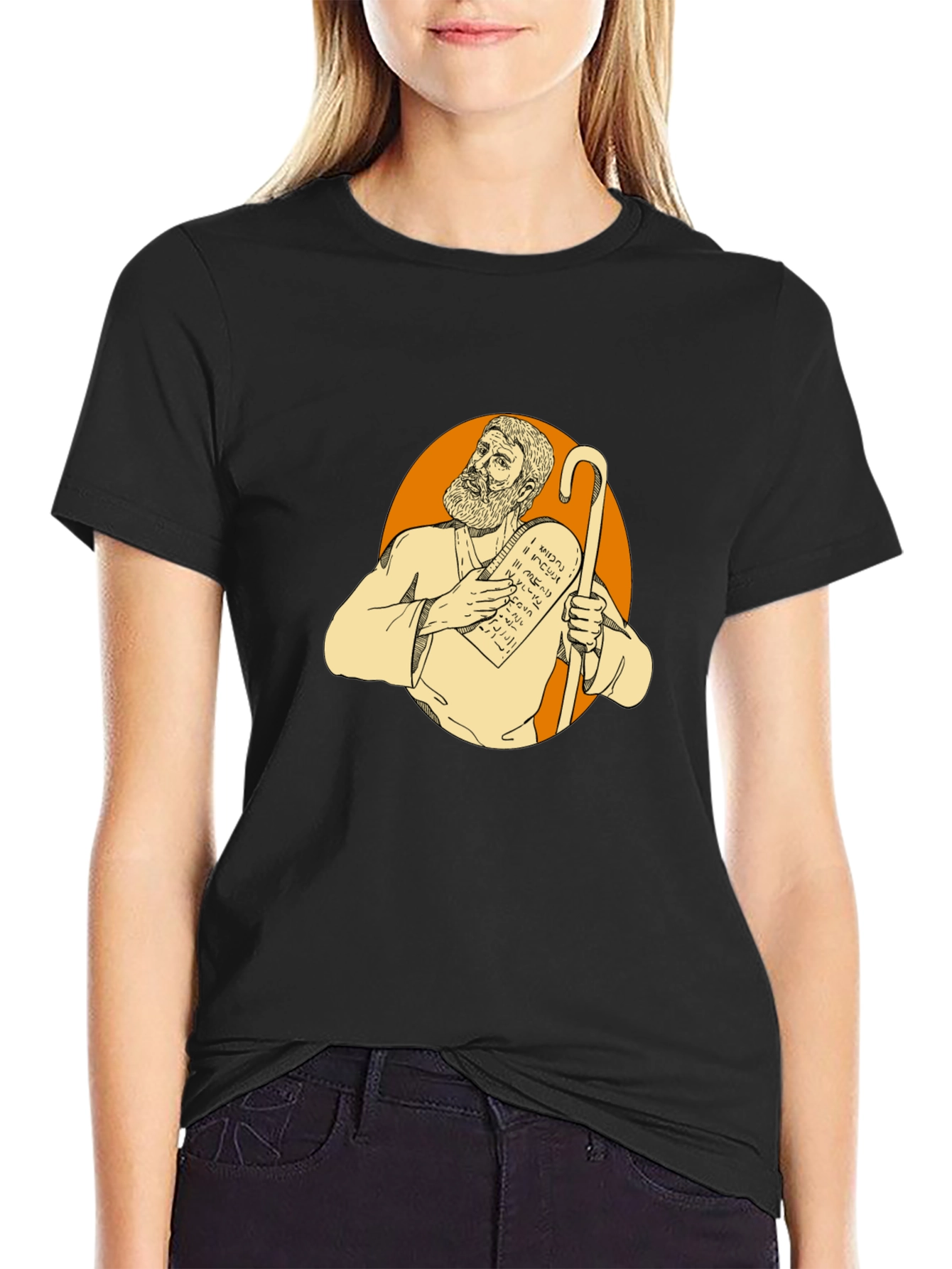 Moses Graphic T-Shirt - Biblical Humor