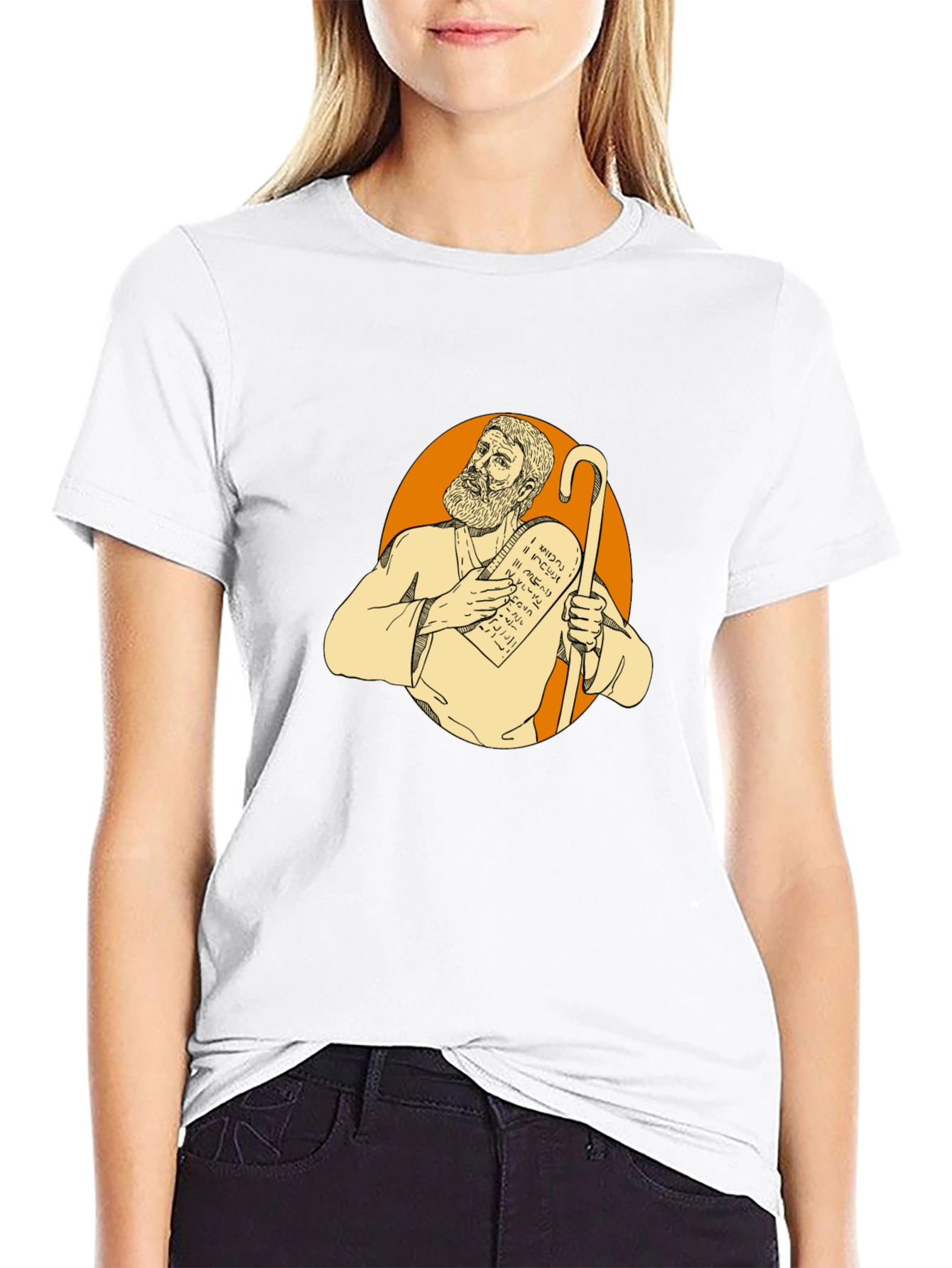 Moses Graphic T-Shirt - Biblical Humor