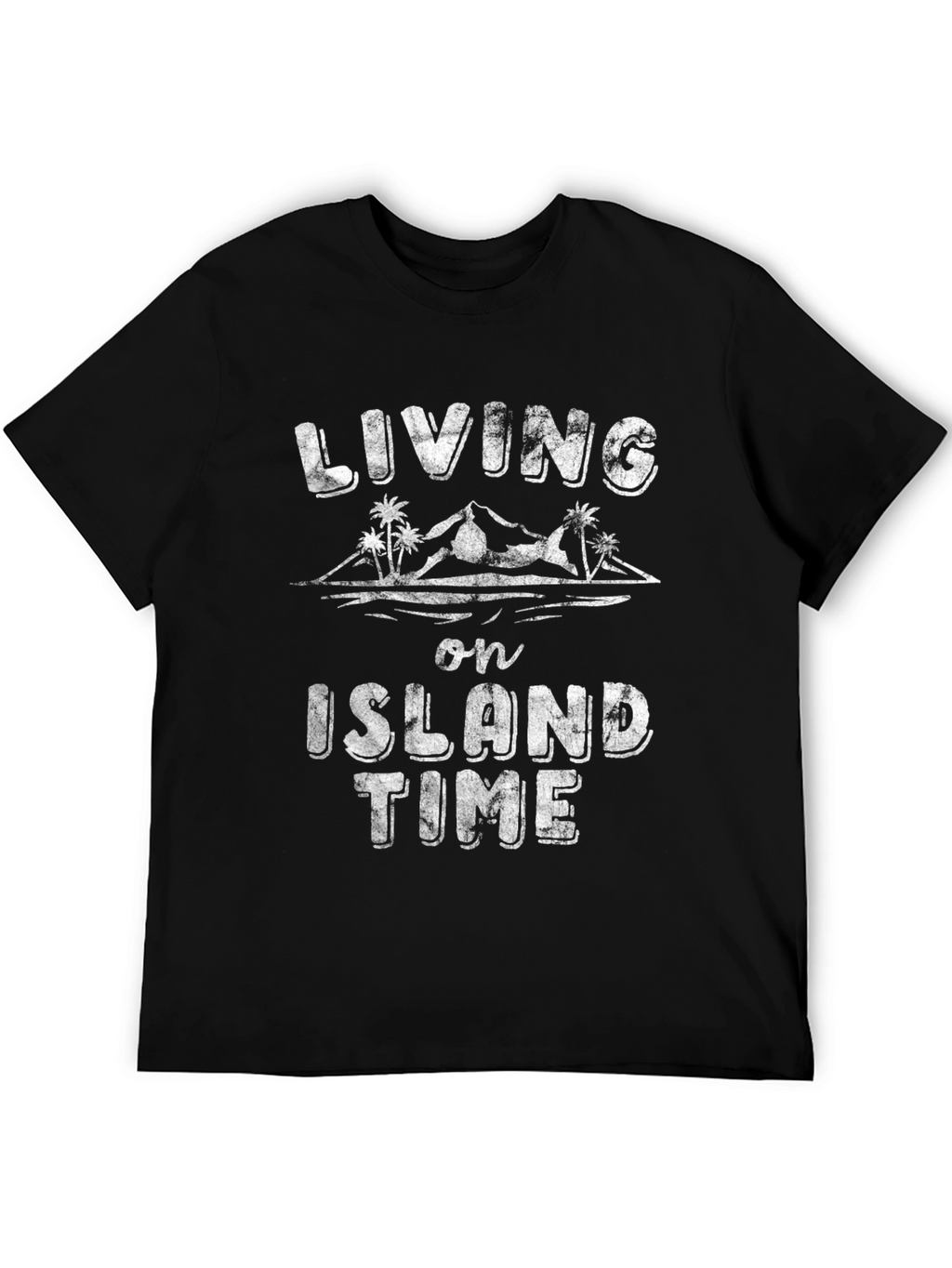 Living on Island Time T-Shirt - Tropical Vacation Vibes