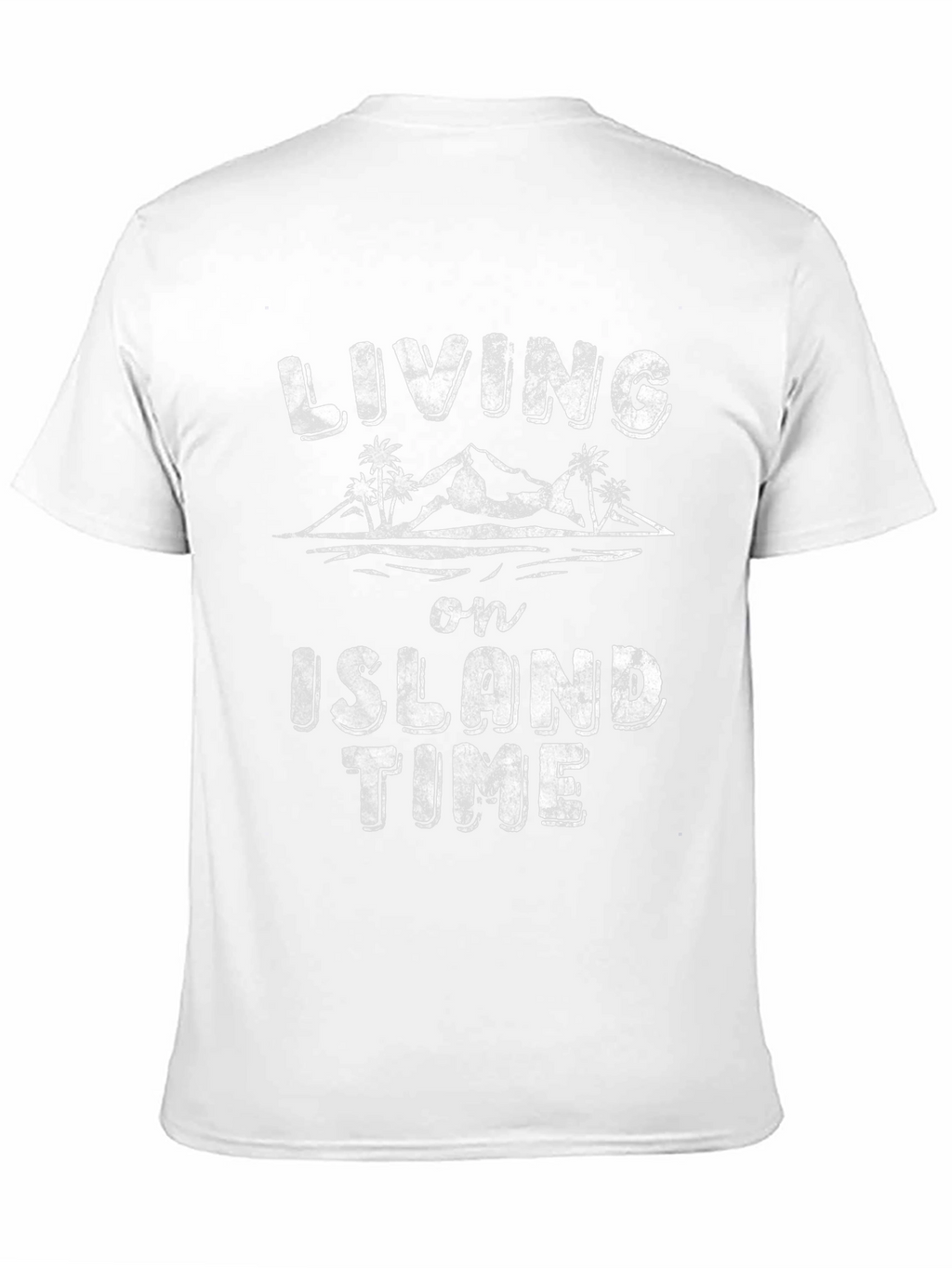 Living on Island Time T-Shirt - Tropical Vacation Vibes