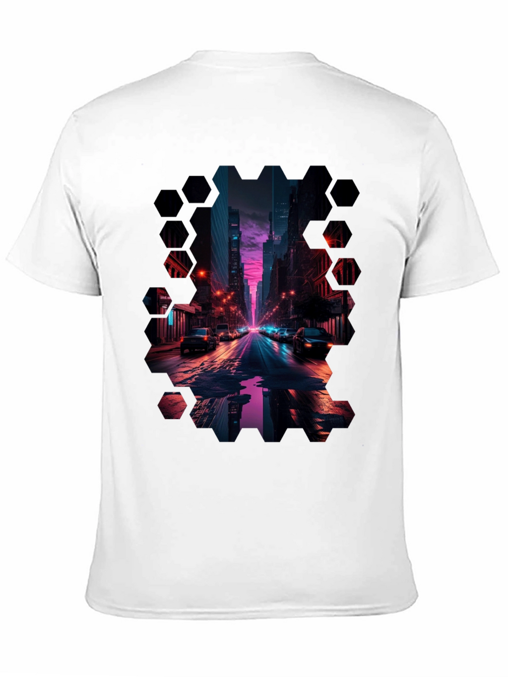 Cyberpunk Cityscape T-Shirt