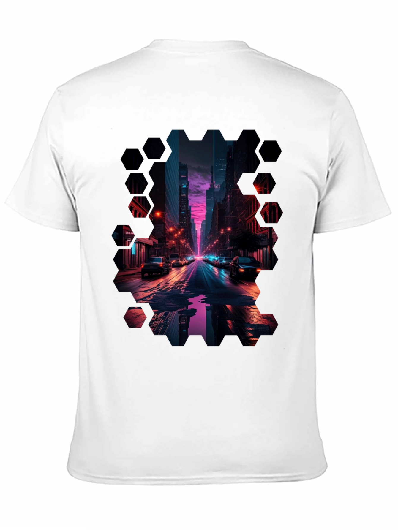 Cyberpunk Cityscape T-Shirt