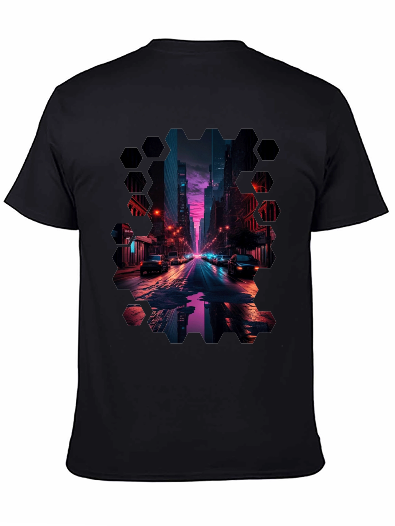 Cyberpunk Cityscape T-Shirt