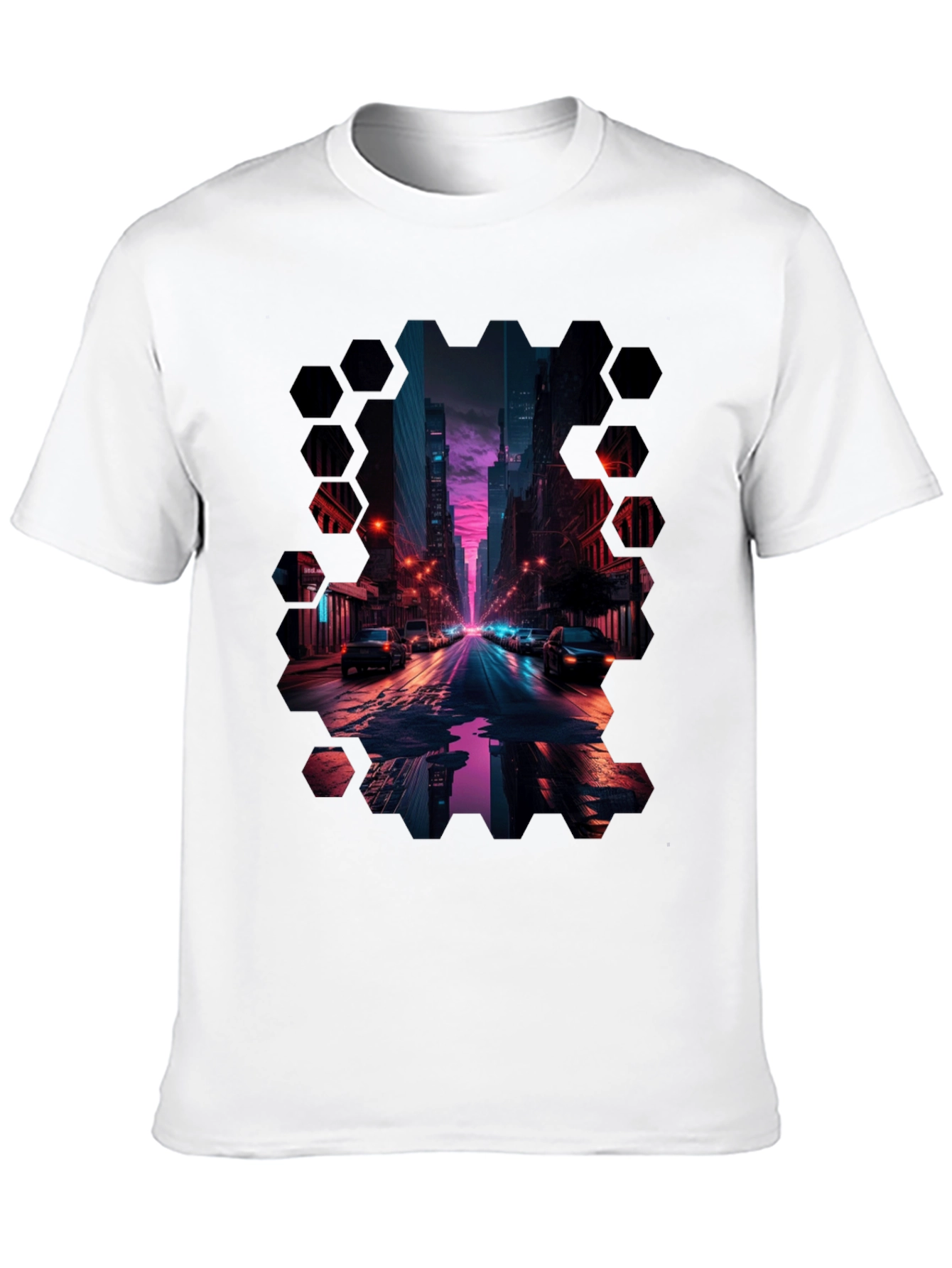 Cyberpunk Cityscape T-Shirt
