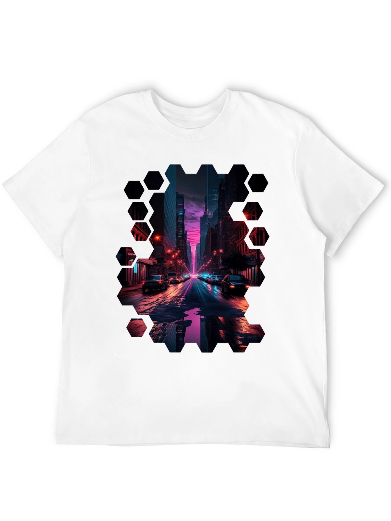 Cyberpunk Cityscape T-Shirt