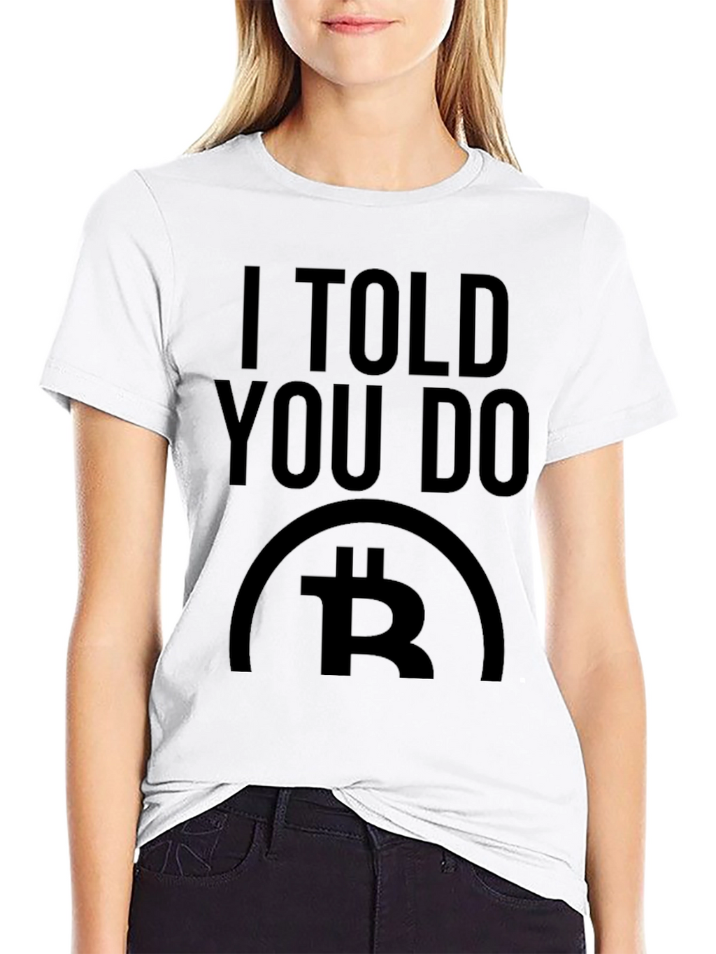 I Told You So Bitcoin Crypto Black T-Shirt