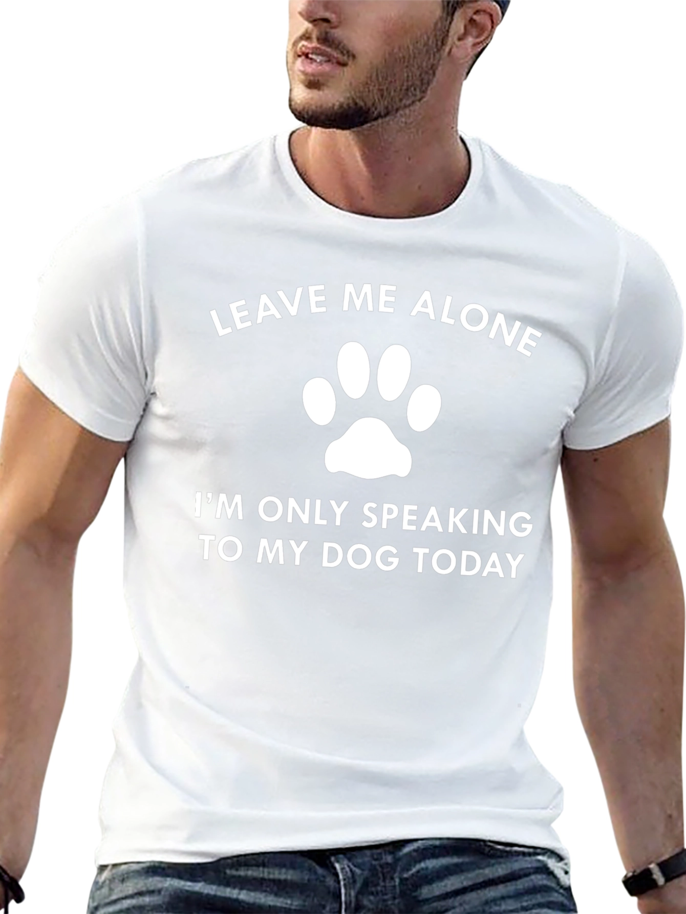 Leave Me Alone Dog Lover T-Shirt - Funny Canine Pet Tee