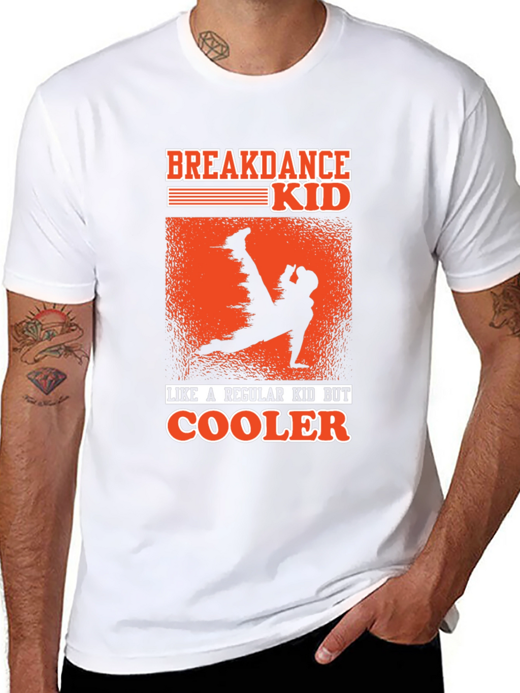 Breakdance Kid Graphic T-Shirt - Cool & Unique Design