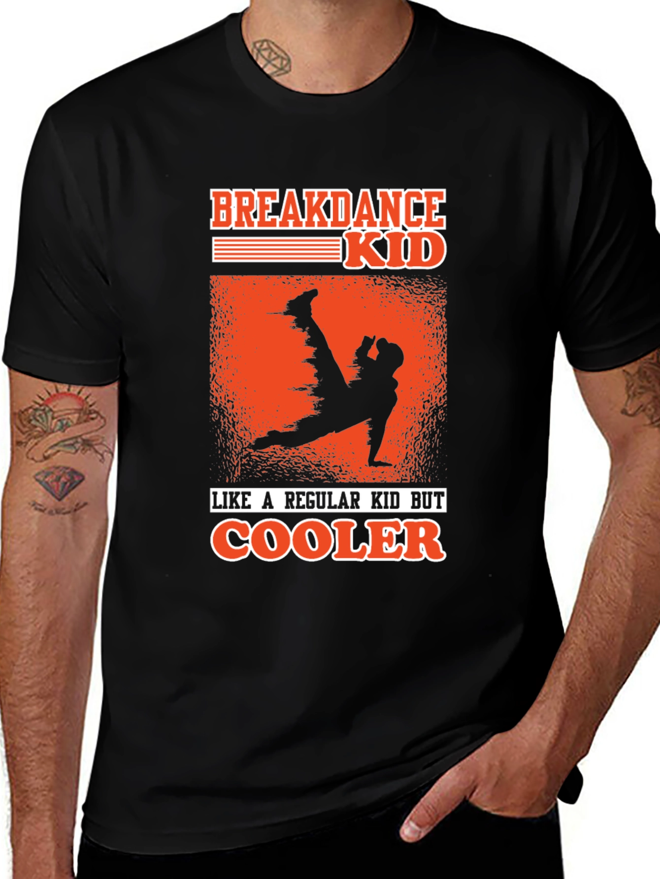 Breakdance Kid Graphic T-Shirt - Cool & Unique Design