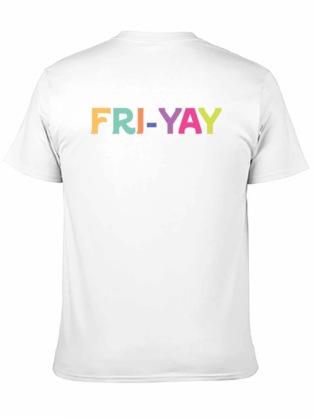 Fri-Yay Colorful Graphic T-Shirt